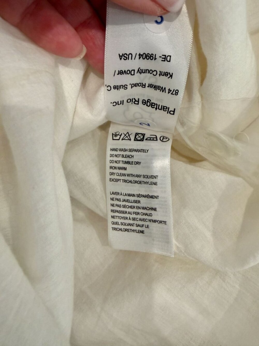 Farm Rio Graphic Embroidery Maxi Dress in Off-White - Size XS - Picture 4 of 8